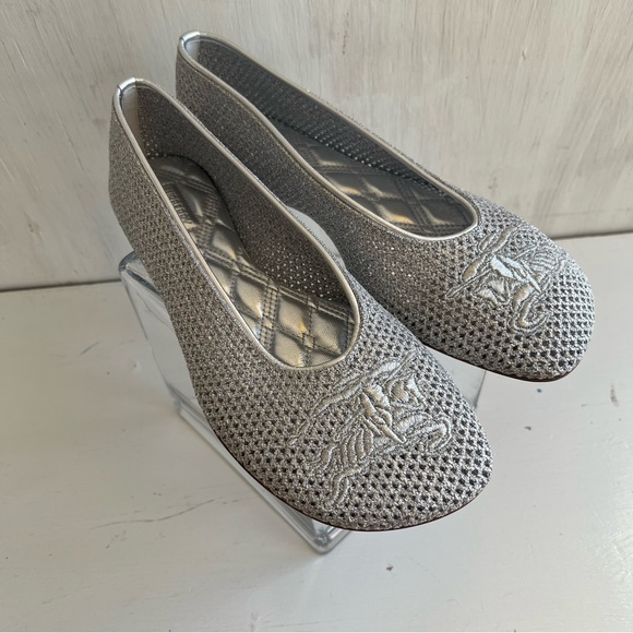 BURBERRY Mesh Ballerina Flat Size 37 - Picture 5 of 14